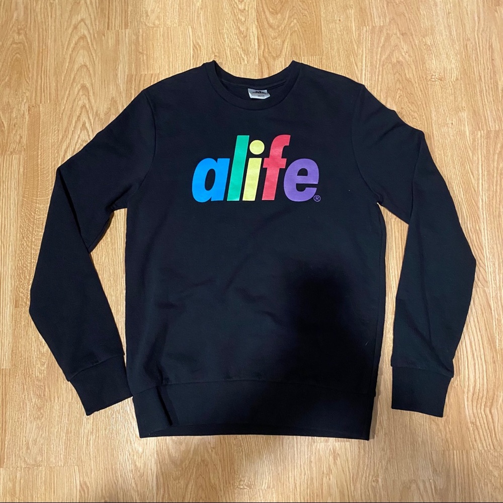 ALIFE logo crewneck sweatshirt medium